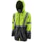 Lift Safety HI-Vis Parka Jacket, 100% Polyester 300D Oxford, Class 3 Type R, Yellow/Black, M AVP-17HVKM - alternate 1